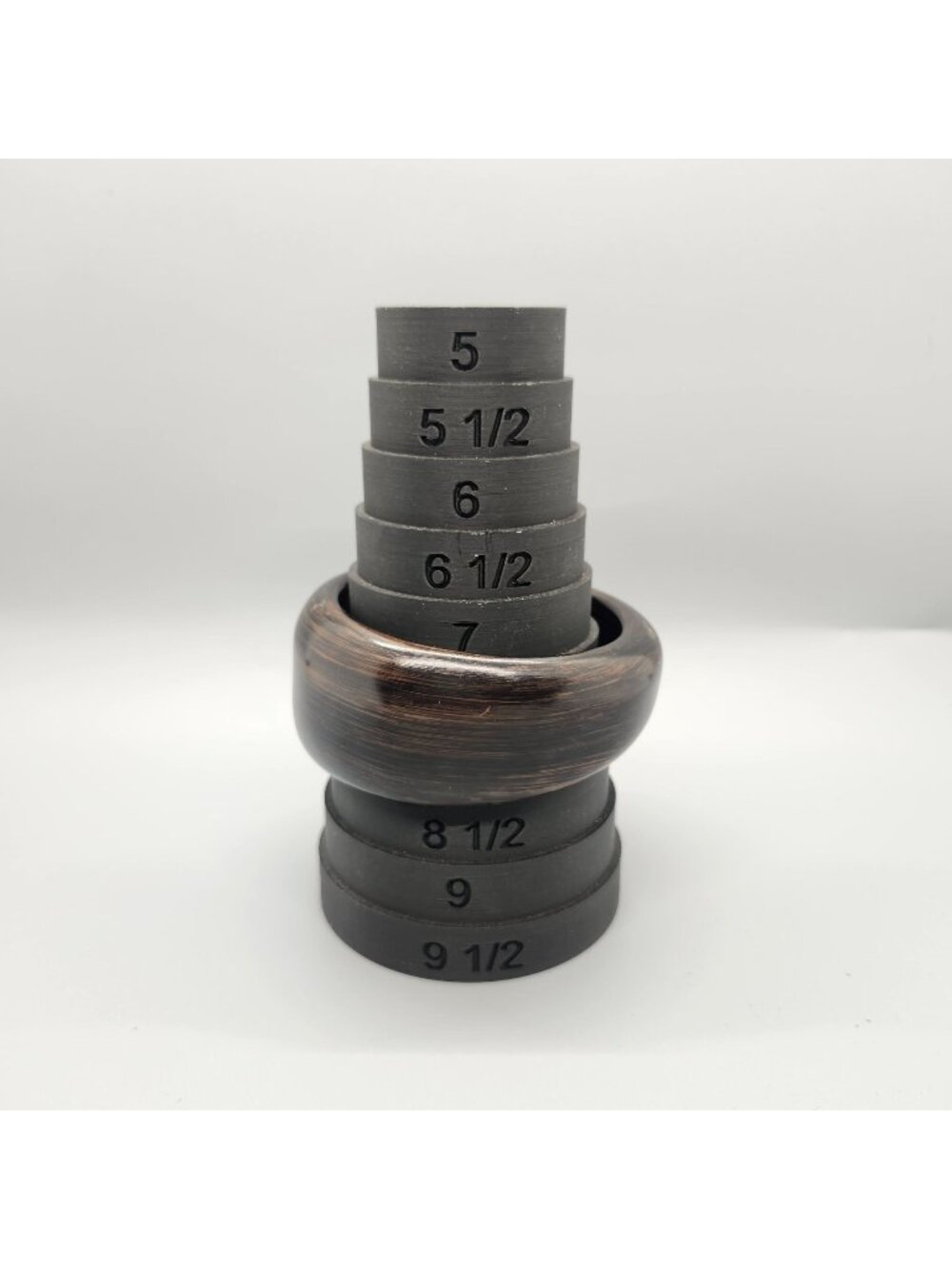 Wooden Bangle Bracelet Chunky Smooth